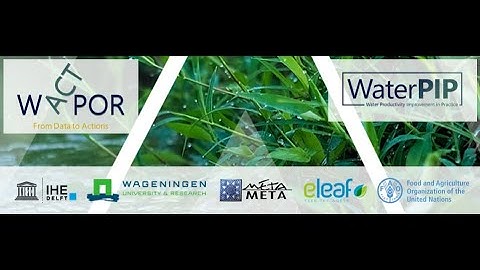 WaPORACT tutorial 1A: downloading WaPOR rasters