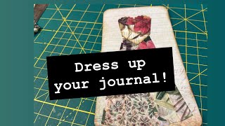 FOLDED PAPER DRESSES – easier than they look! ~ #junkjournalideas