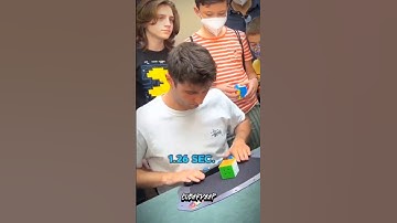 RUBIK’S CUBE WORLD RECORD: SOLVED IN JUST 1.26 SECONDS! 😱