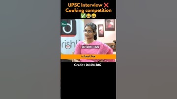 Interviewer asked her which is the best oil for cooking? UPSC Interview