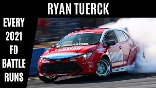 Ryan TUERCK - Every 2021 Formula Drift Battle Runs