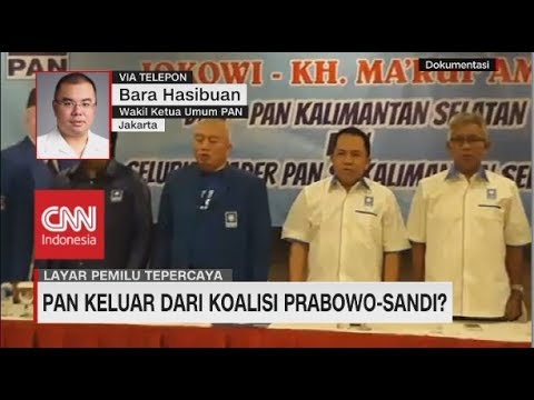 PAN Buka Peluang Keluar Dari Koalisi Prabowo-Sandi