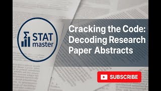 Cracking the Code: Decoding Research Paper Abstracts  | #abstract    #academicwriting