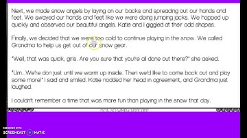 Narrative Writing: Transitions