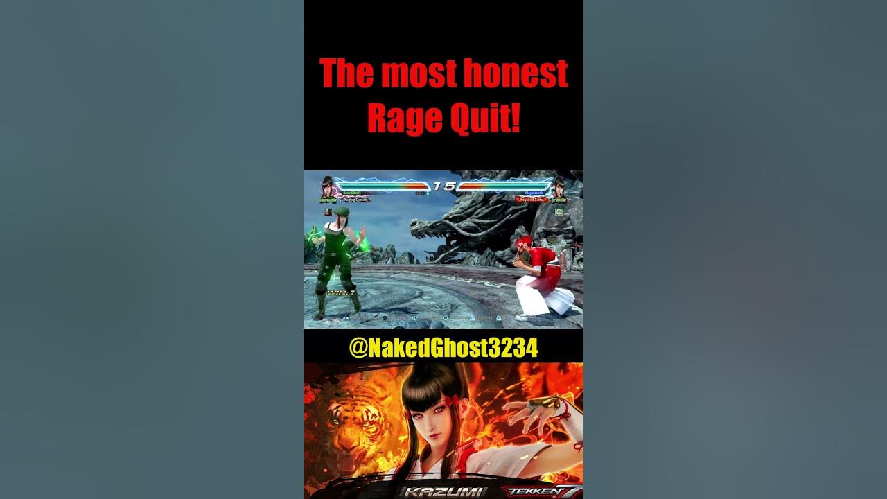 More Tekken Content!! “Rage Art Quit” 😅🔥🔥🔥 #tekken #tekken7 #kazum