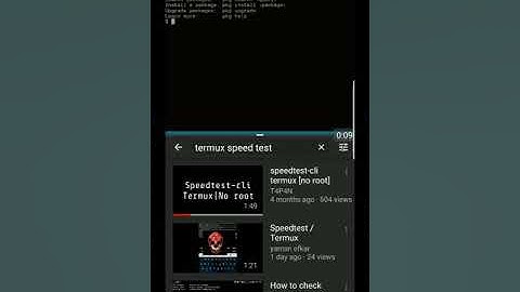 Installing speedtest-cli on termux on android 8