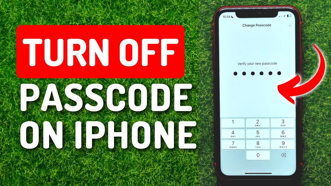 How to Turn Off Passcode on iPhone - YouTube