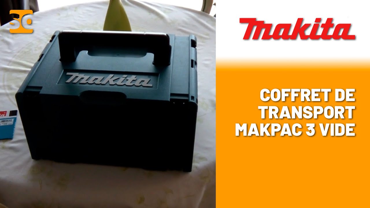 Le Coffret de transport MAKPAC 3 - MAKITA facile à transporter ! 