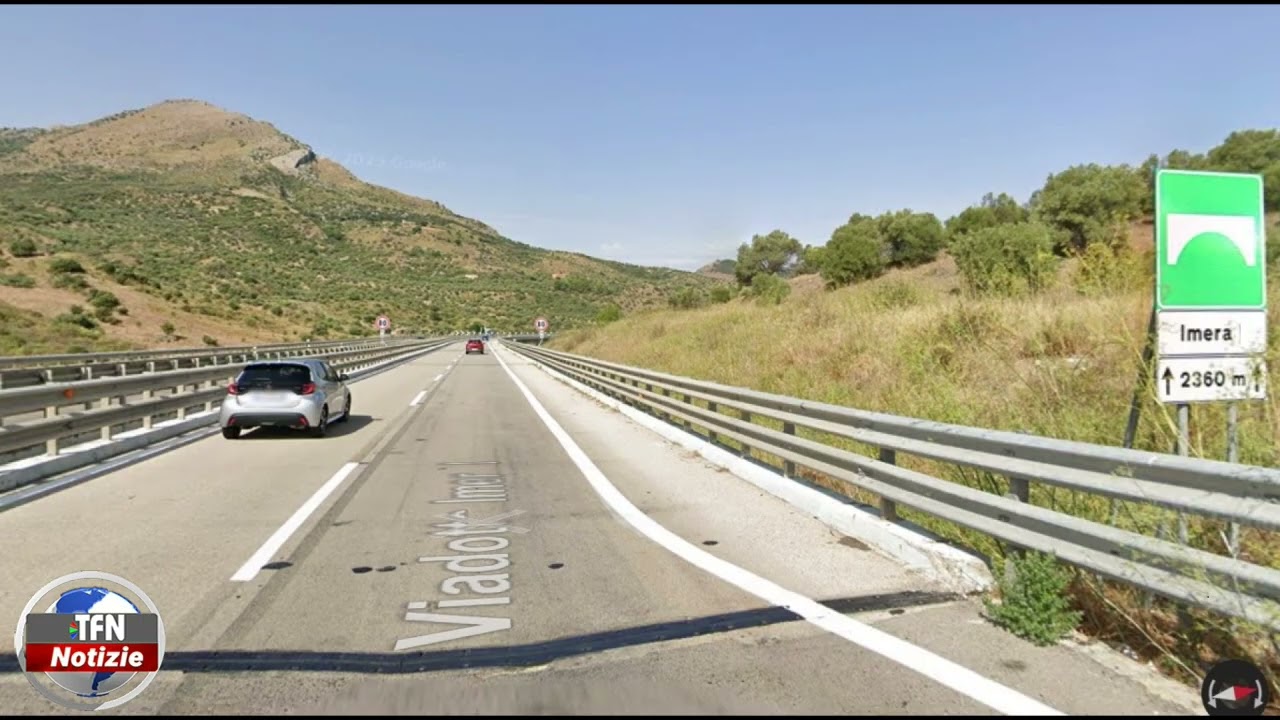 Viadotto Himera II, al via i lavori in direzione Palermo, traffico a doppio senso verso Catania