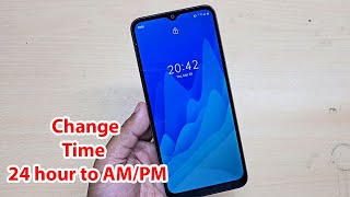 How to change time format in realme c30 c35s