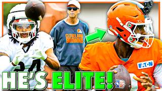 SHEDEUR SANDERS DEEP BALL ACCURACY DOMINATES BROWNS TRAINING CAMP