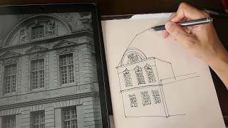 How to Simplify and Sketch Buildings (Art Tutorial)