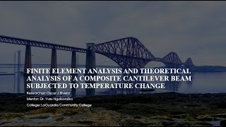 Finite Element Analysis of a Composite Cantilever Beam Subjected to Temperature Change