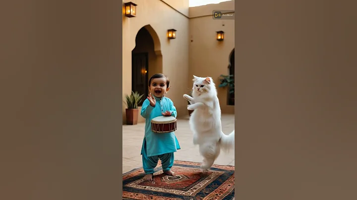 Watch the video about Cute cat dance with baby #cute #catvideos #funny #catdancing #baby #baby dance#funnycatvideos #cat