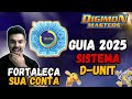 GUIA D-UNIT 2025 COMPLETO - DIGIMON MASTERS ONLINE