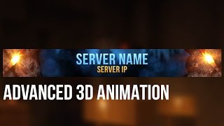 TORCHLIGHT - 3D GIF Animated Minecraft Banner Template