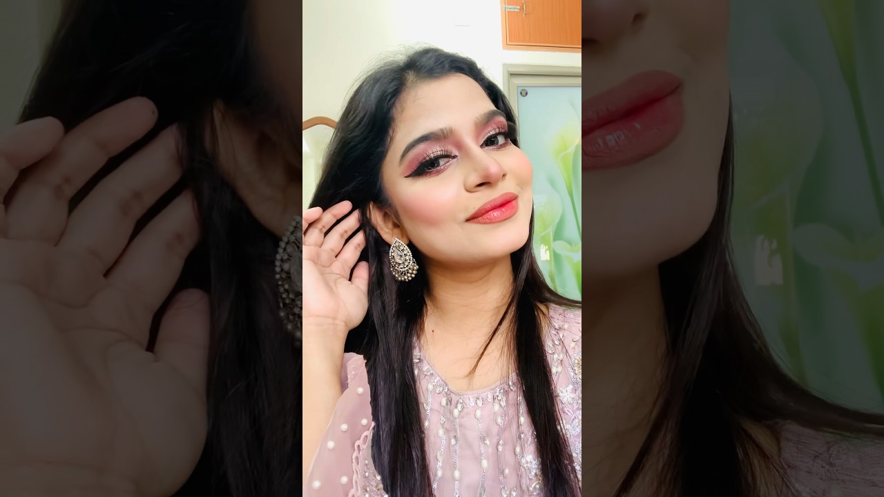 Lipcombo for mauve pink makeup look 🎀 