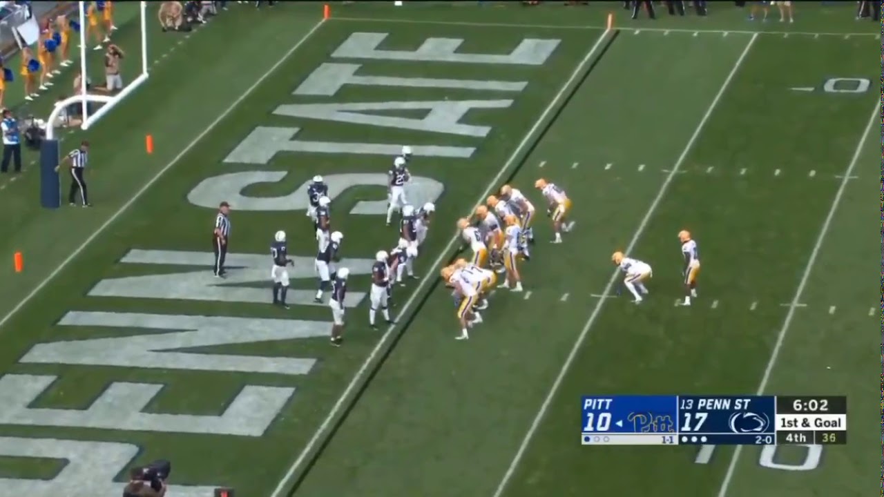 Penn State gets a goal line stop with (Penn State Special