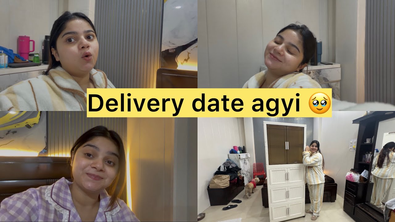 Chlo delivery date aa hi gayi🥹ab baby bhi aa jyga finally 😍😂!! 