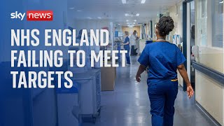 NHS England: Majority of performance targets not being met