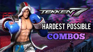 TEKKEN 7 - STEVE FOX HARDEST POSSIBLE COMBO EXHIBITION