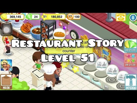 Restaurant Story Level 51 Day 1 Gameplay || All Level Solutions
