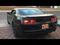 Long Tube Headers Straight Dual Pipes on Camaro SS LS3 6.2