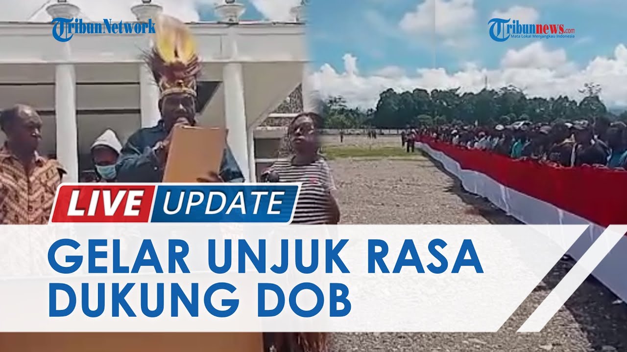 Ratusan Warga Kabupaten Mimika Papua Deklarasi Dukung Daerah Otonom Baru (DOB) Terima Pemekaran