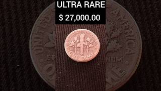 👉 $ 27,000.00 👈 ULTRA RARE To Look For This Dime Error Coin U.S Worth Money