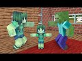 Monster school  baby zombie girl sad family story  minecraft animation