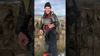 Looking Very Worse For Wear At Hadrians Wall In The Spine Race. Drinking A Toast To Matt Mcsevney.