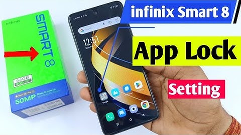infinix smart 8 app lock setting | infinix smart 8 me app par lock kaise lagaen
