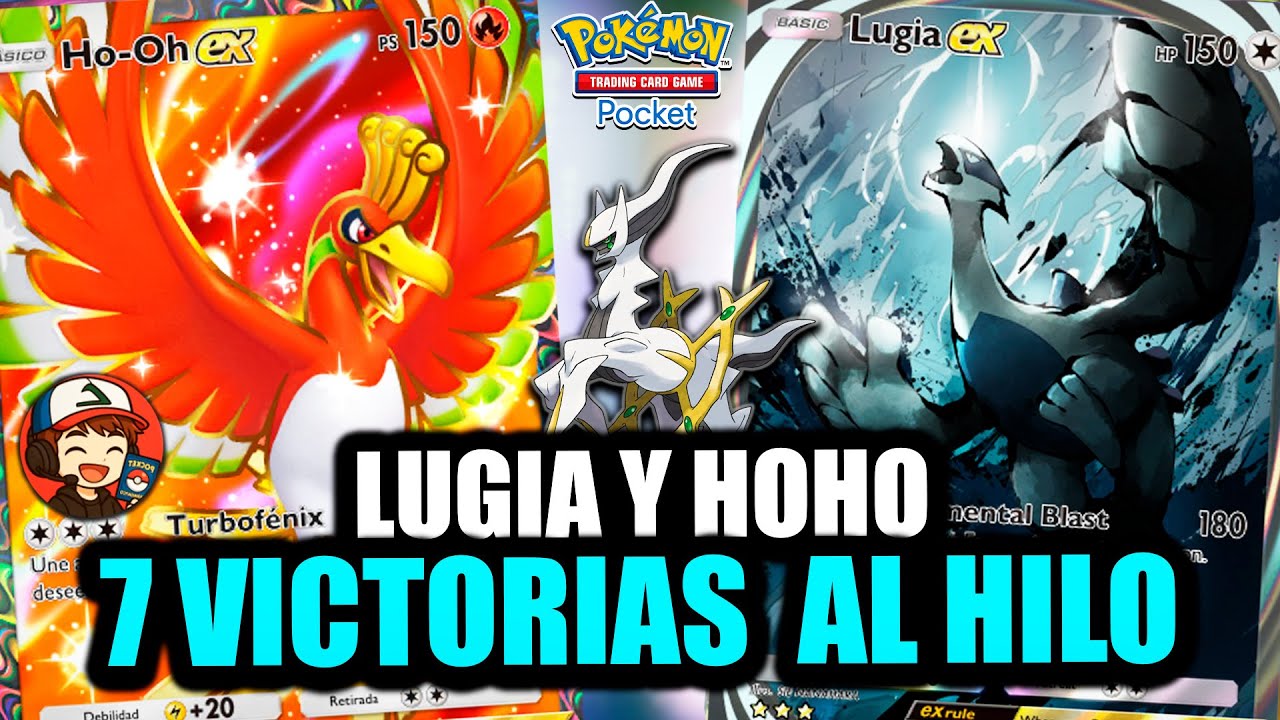 🔥 Ho-Oh EX + Lugia EX + Druddigon: ¡7 Victorias Seguidas en TCG Pocket ...
