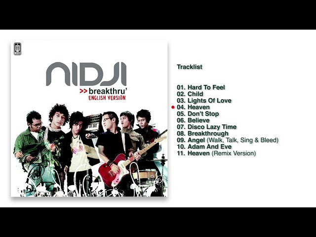 NIDJI Full Album Breakthru - English Version (Audio HQ) | Child, Disco Lazy Time, Hard to Feel class=