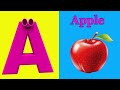 Learn ABC with A for Apple, Fun Preschool Song and Video