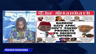 Barrow says APRC gov't faked projects to deceive voters