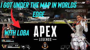 How To GLITCH UNDER THE MAP In Worlds Edge With Loba (Apex Legends Season 9)