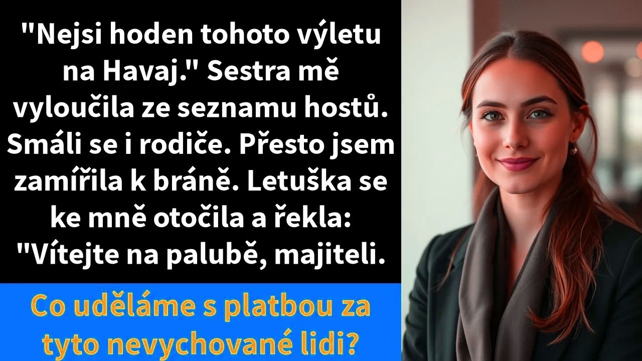 Seděla jsem u rodinné večeře a slyšela, jak moje sestra pronáší přípitek o tom, kdo "skutečně chápe odkaz naší rodiny". Věděla jsem, že mluví o mně – o té, kterou tiše vymazali ze seznamu...