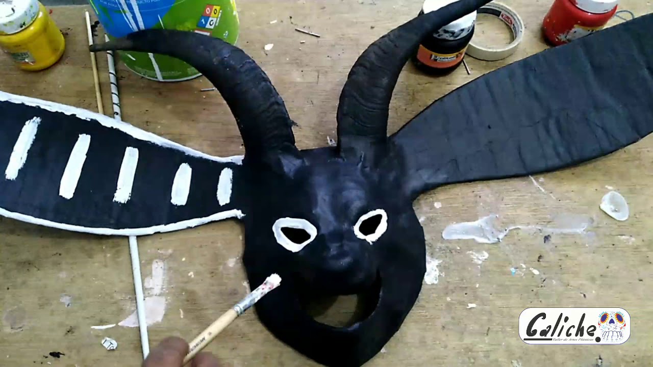 Como se hace mascara de cartoneria, "danza de los diablos" YouTube