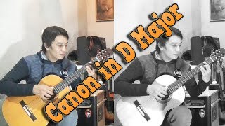 Video thumbnail of "canon in d major guitar"