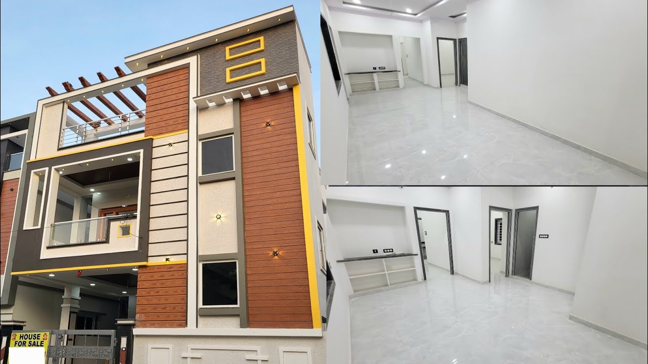 166 SqYds| G+1| 2800sft| New independent house for sale in Hyderabad Sainikpuri HUDA 4 BHK West face