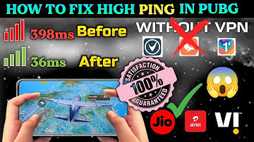 How To Fix High Ping Problem In Pubg Mobile Global | 🤩 Pubg Mobile Me Ping Kaise Kam Kare