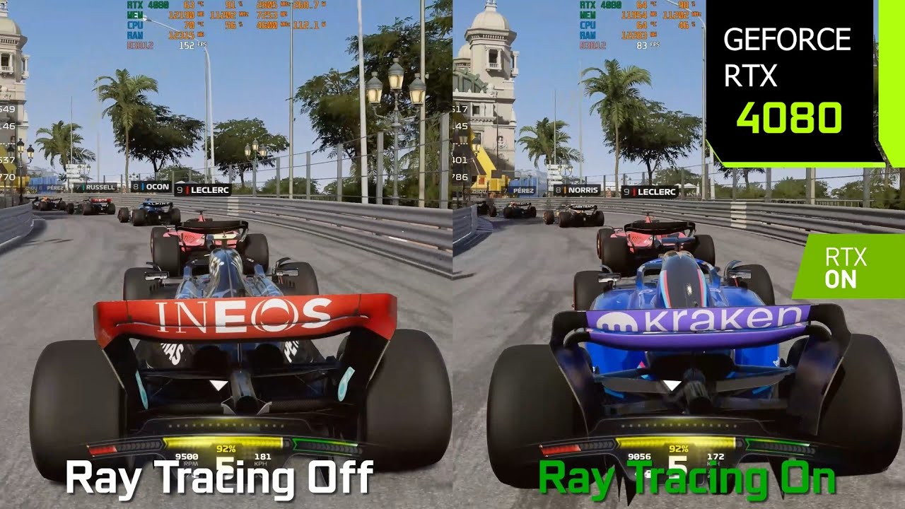 F1 23 Ray Tracing On vs Off - Graphics/Performance Comparison | RTX ...