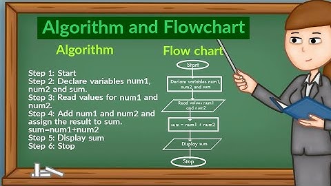 Algorithm and Flowchart || difference between algorithm and flowchart with example