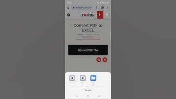 How to Convert PDF to Excel Online
