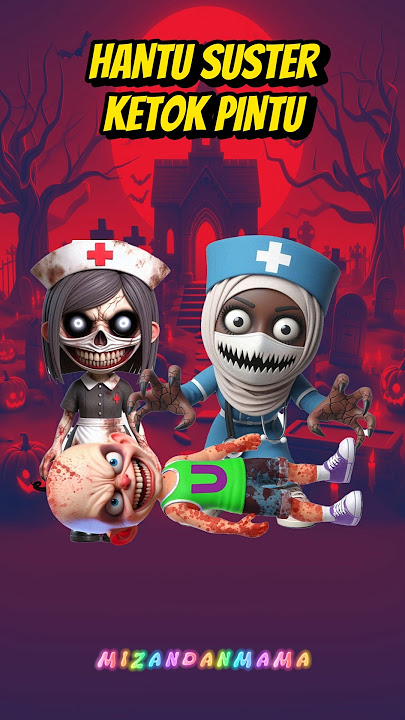Upin dirumah sendirian dibawa suster hantu seram #upinipin #animasi