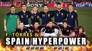 FERNANDO TORRES and SPAIN HYPER POWER (Legendary National Team) 2008-2012 Part 2