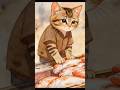 seedihnya kucing miskin penjual ikan dipasar