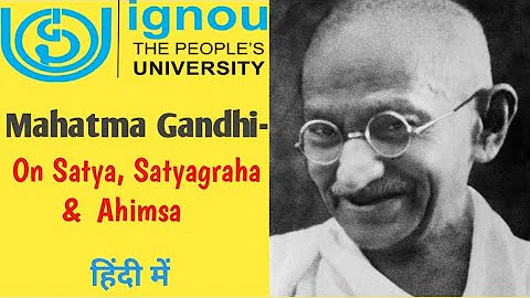 Mahatma Gandhi Political Thoughts (  )| Satya, Sat...