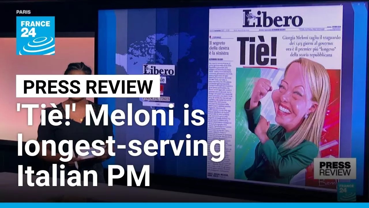 Stability or Fiasco? Giorgia Meloni becomes longest-serving Italian PM in history • FRANCE 24